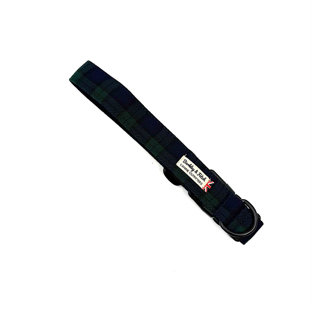 Black Watch Tartan Dog Collar