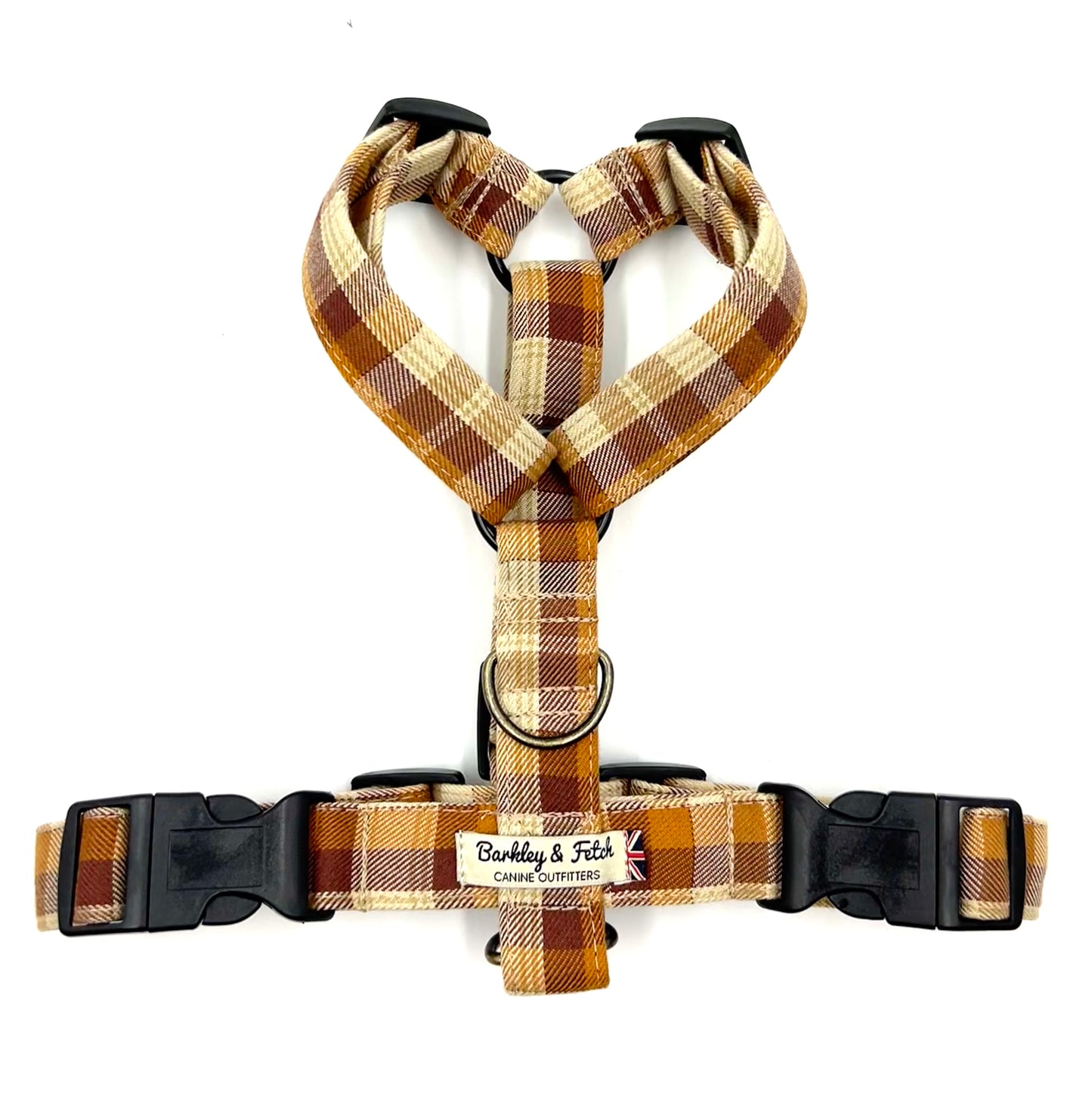 Gingerbread Check Strap Harness