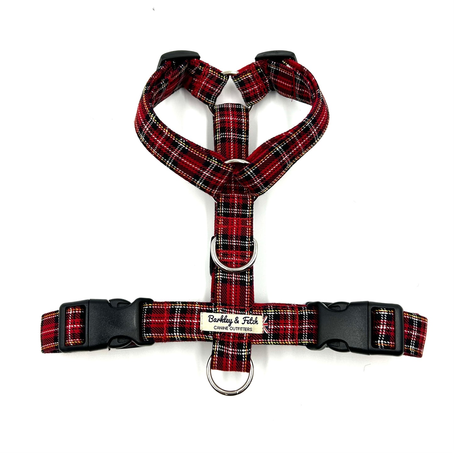 Red Tartan Strap Harness
