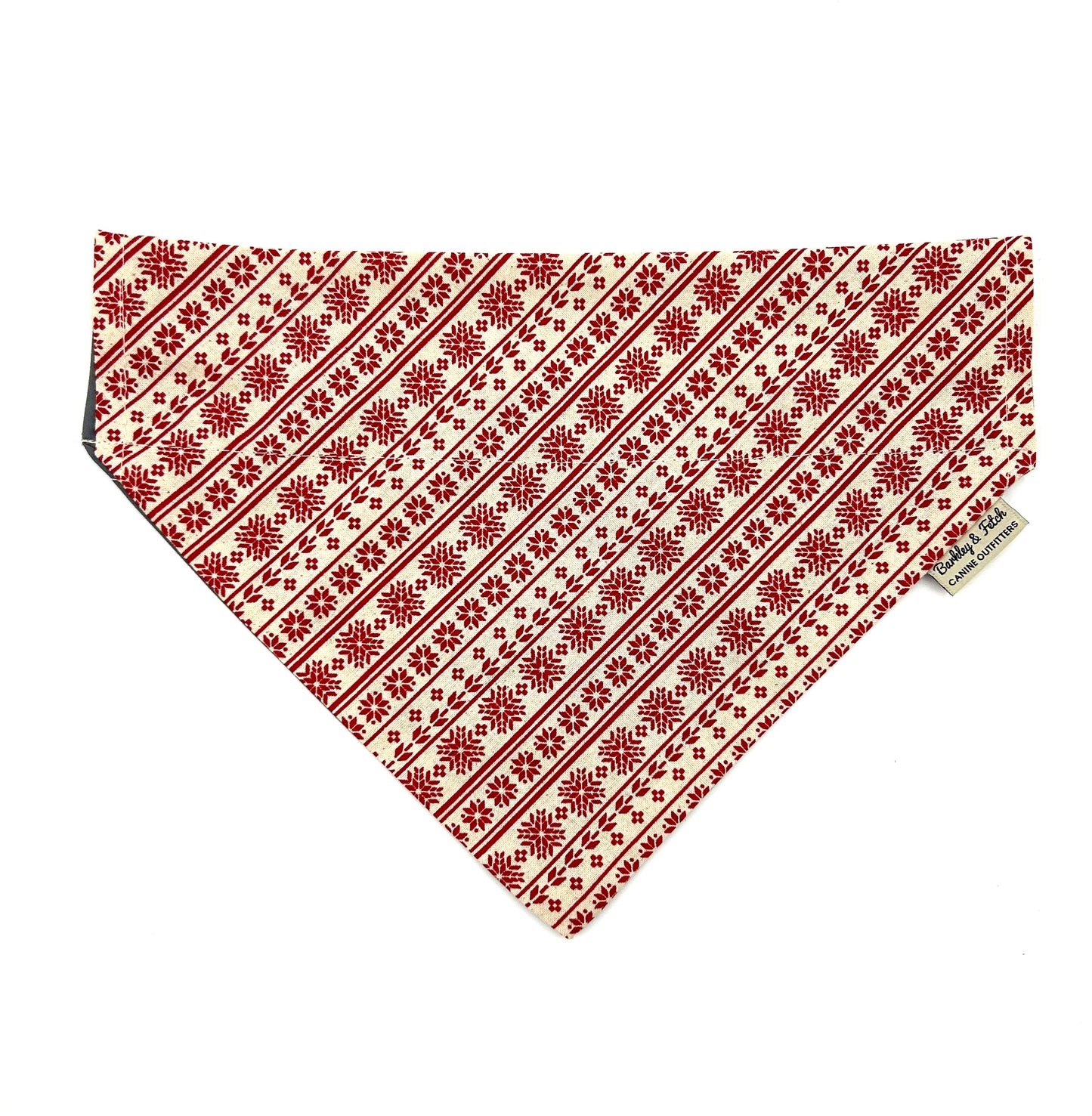 Natural Scandi Print Dog Bandana