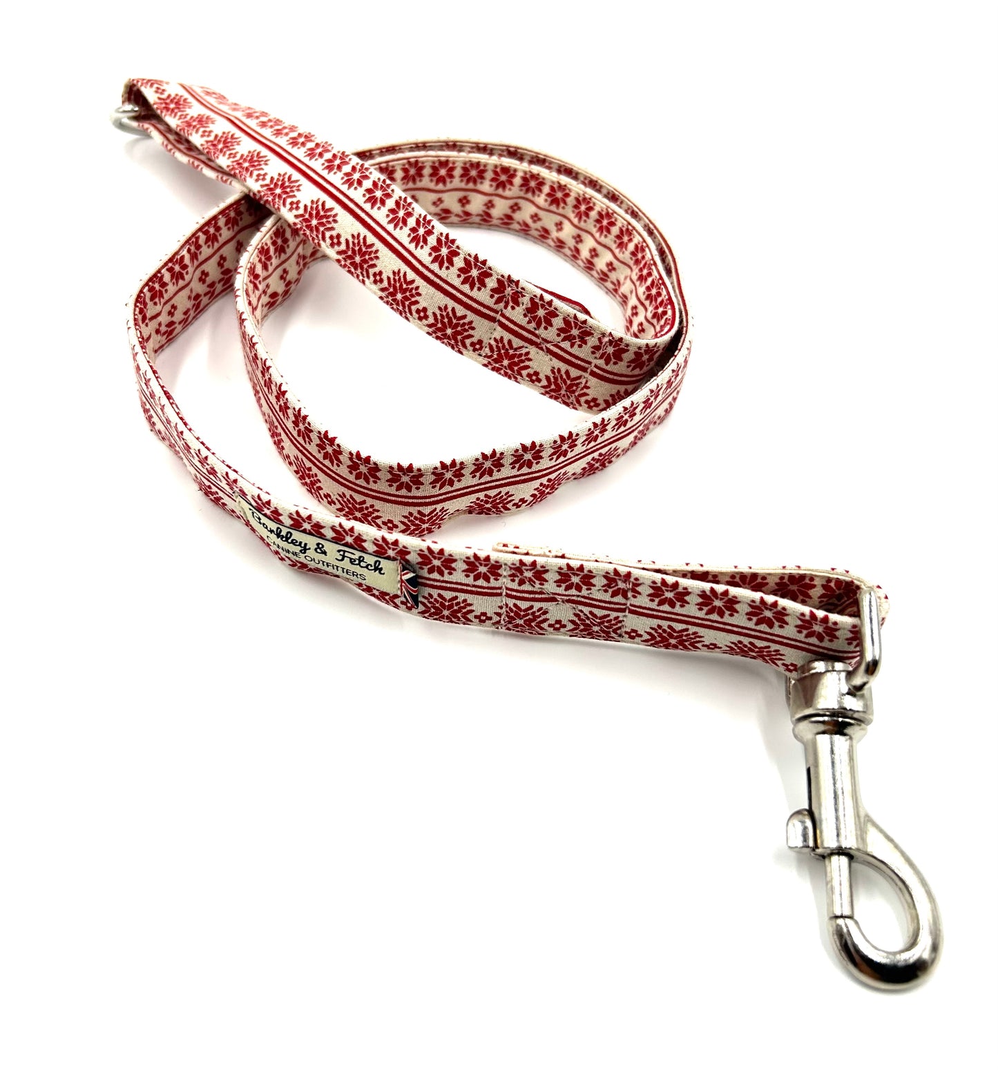 Natural Scandi Print Dog Lead