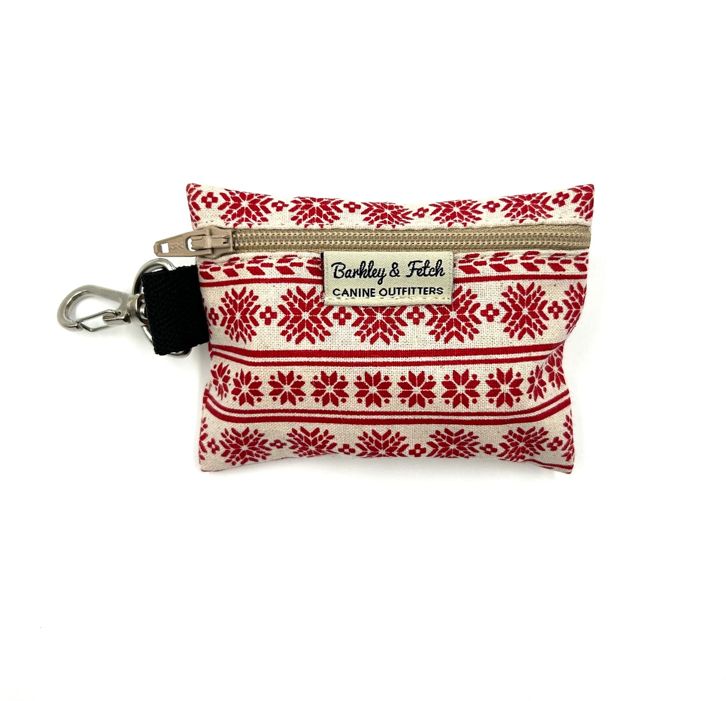 Natural Scandi Print Poo Bag Holder