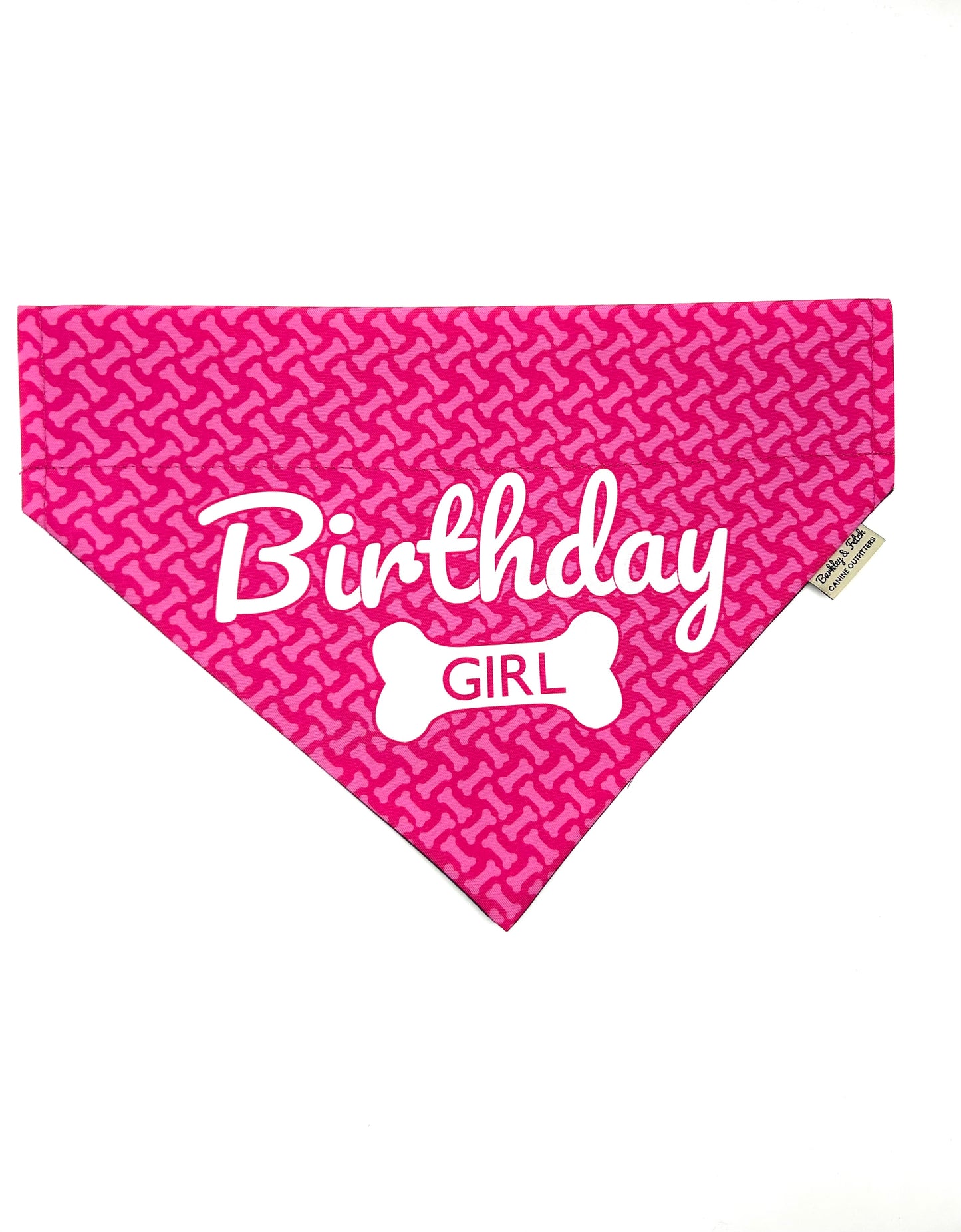Birthday Dog Bandana Girl