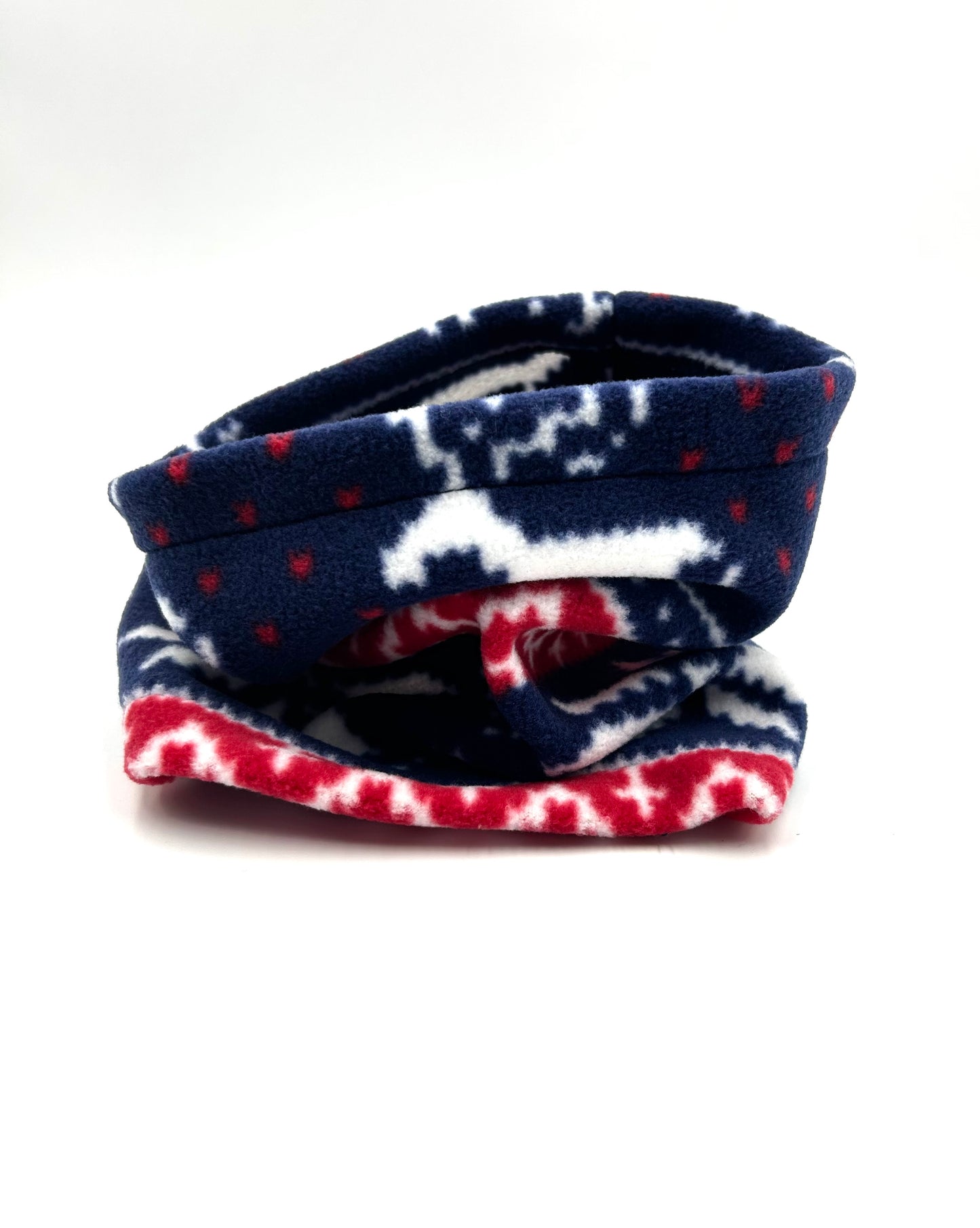 Xmas Fairisle Fleece Dog Snood