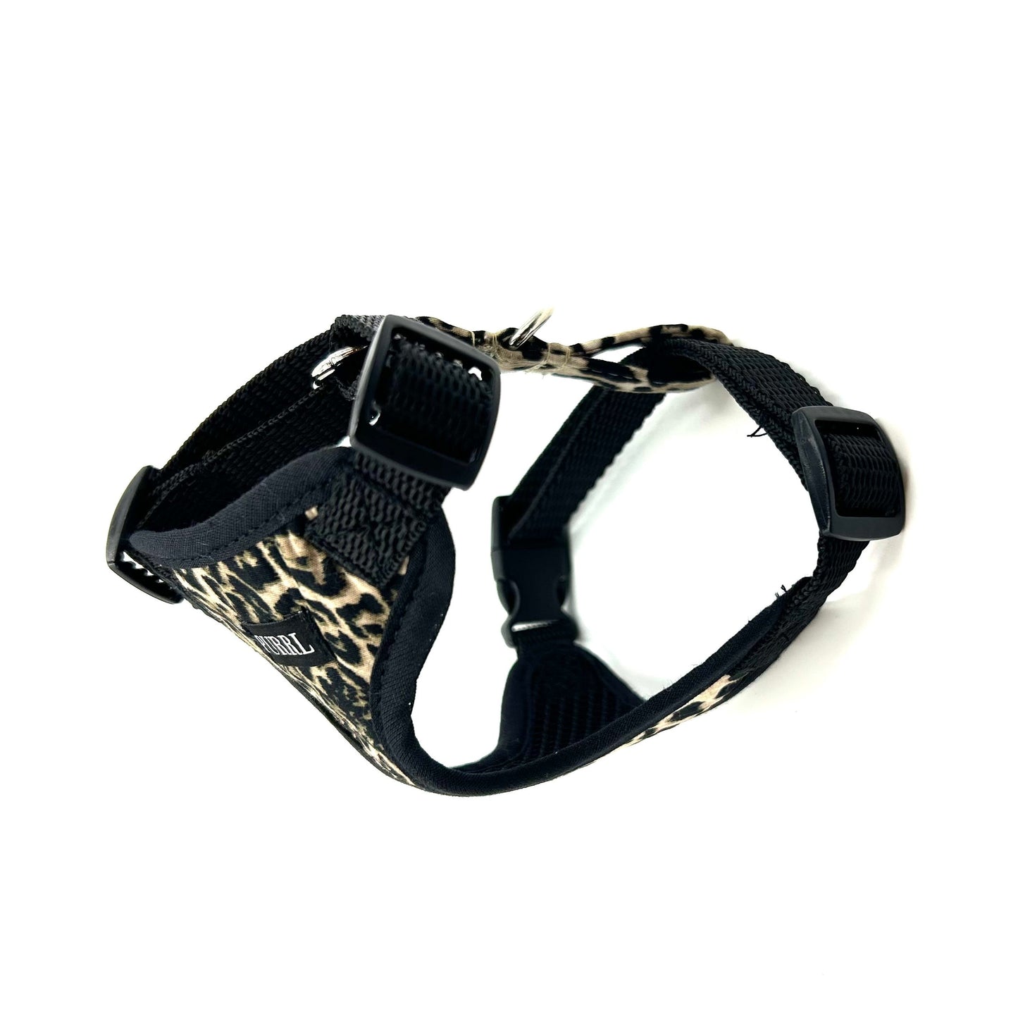 Leopard Print Cat Harness and Lead