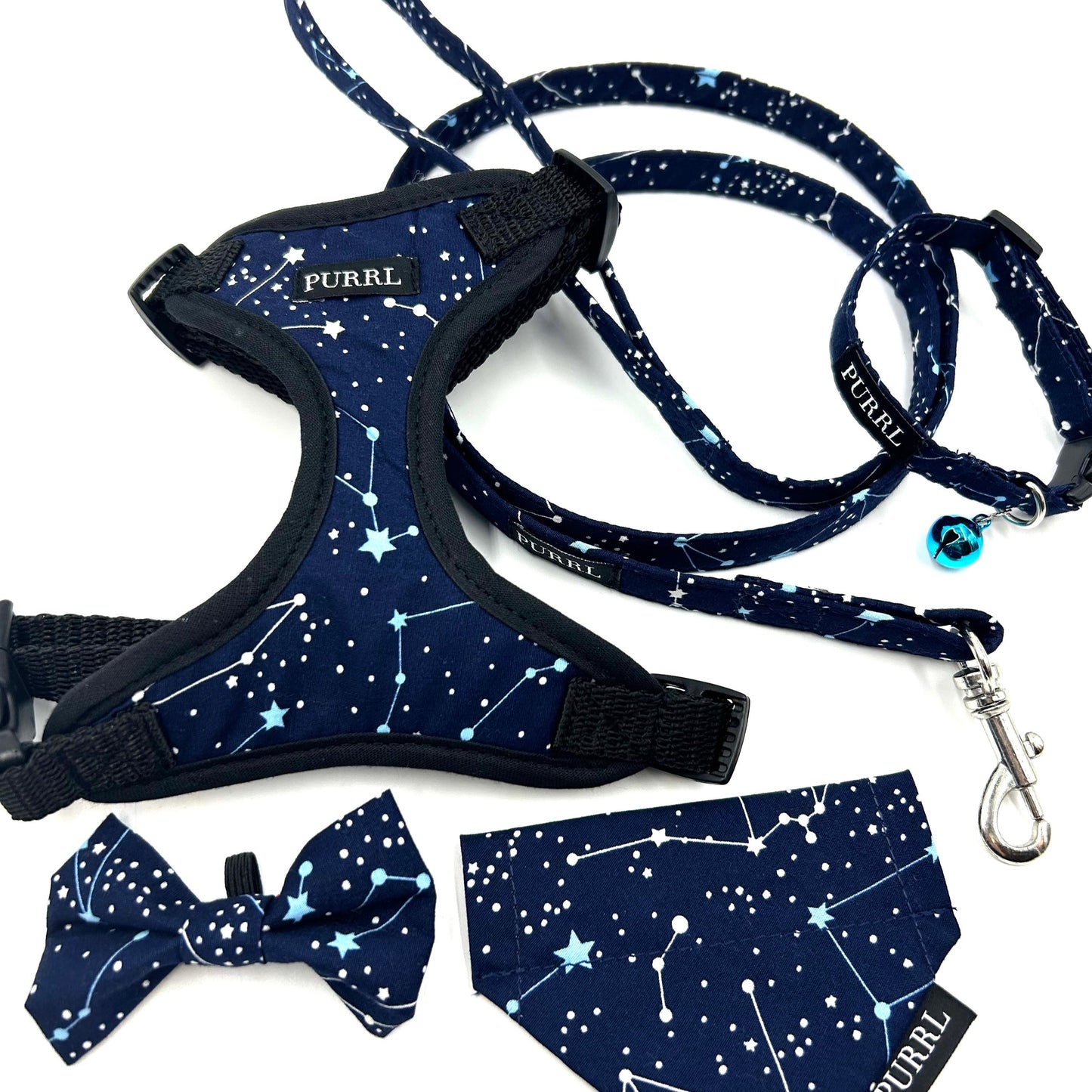Zodiac Print Cat Collar and accessories