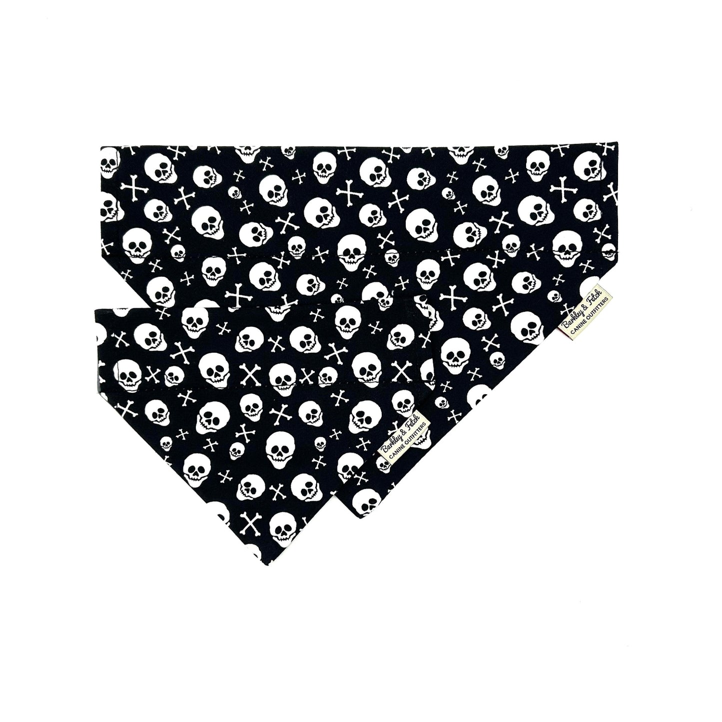 Skull and Crossbones Dog Bandana