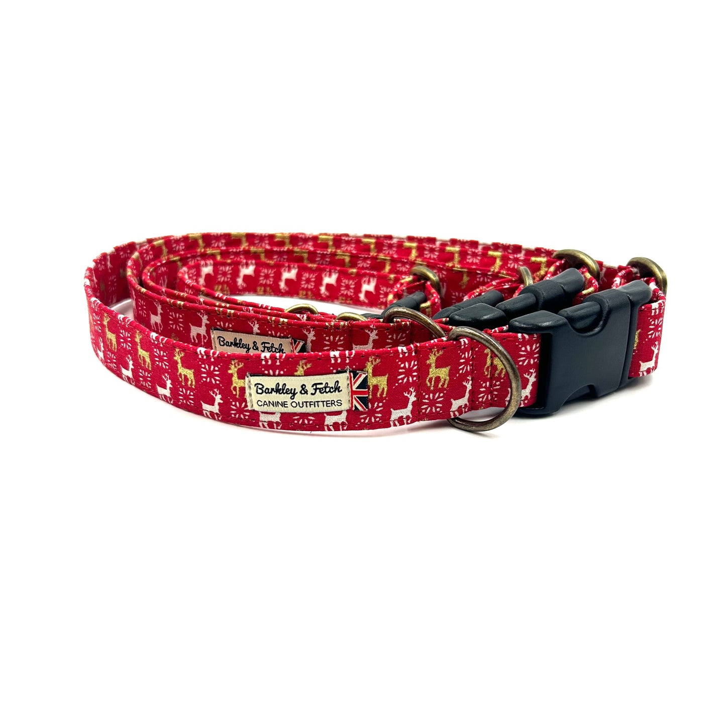 Christmas Reindeer Dog Collar
