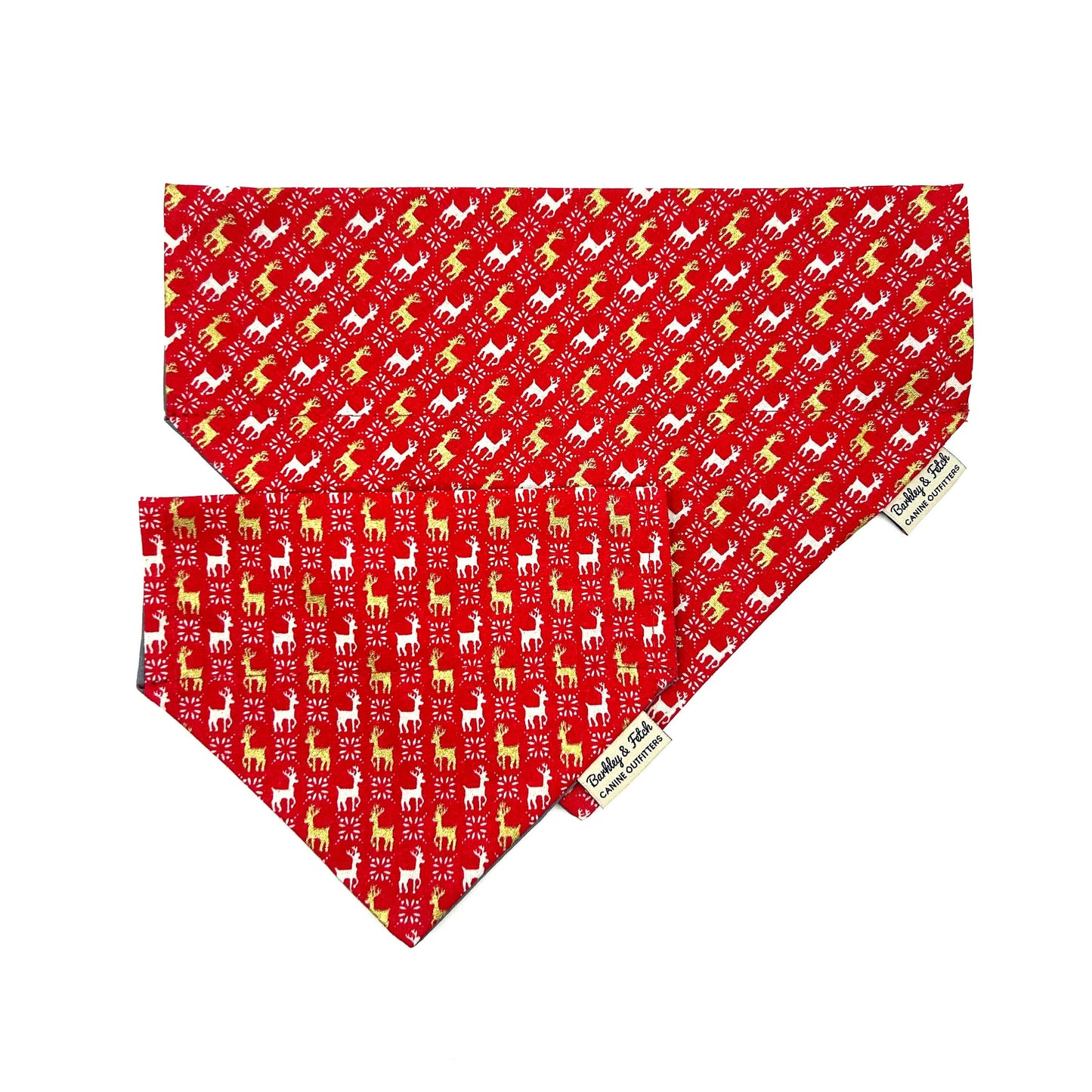 Christmas Reindeer Dog Bandana
