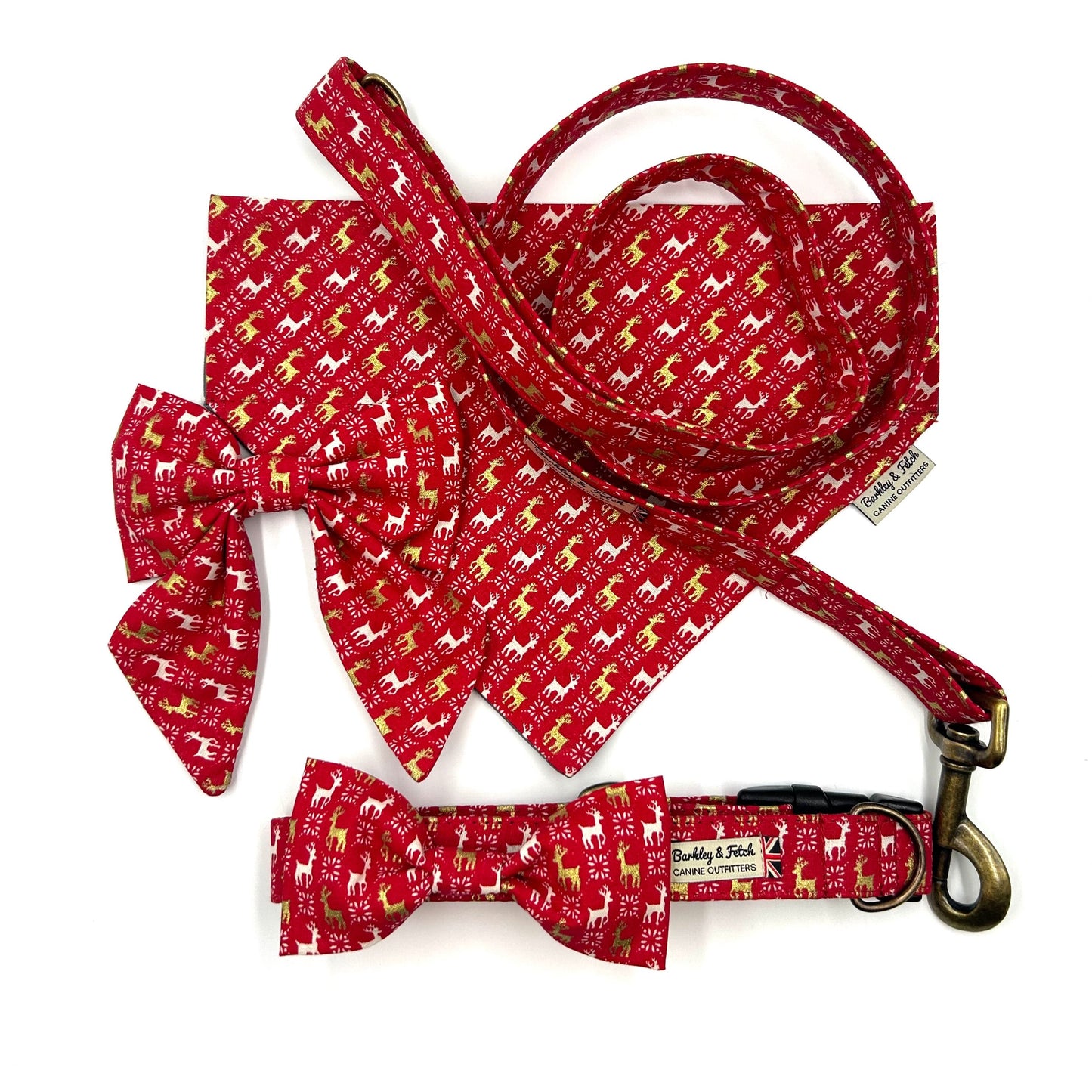 Christmas Reindeer Dog Bandana