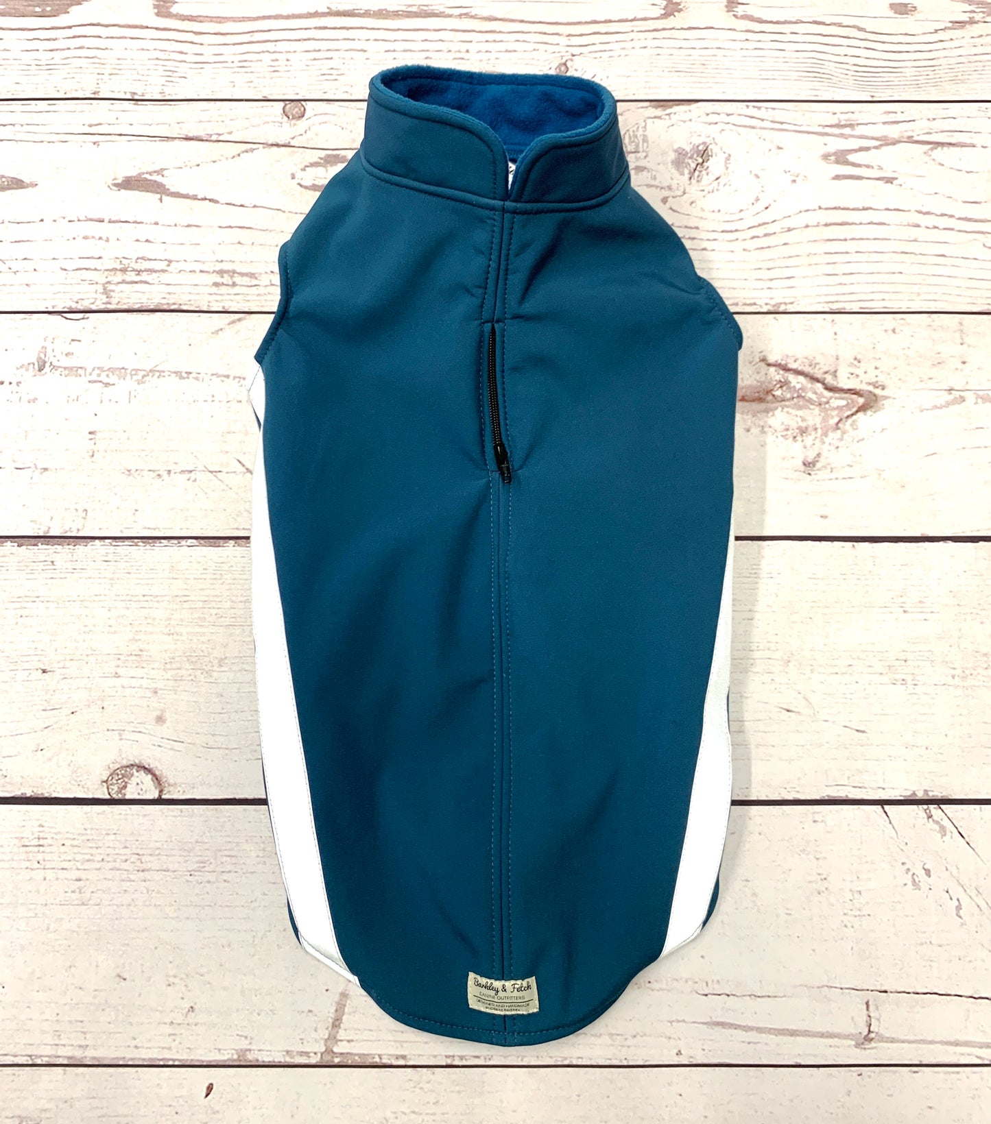 Softshell Dog Coat - Overhead style with harness zip