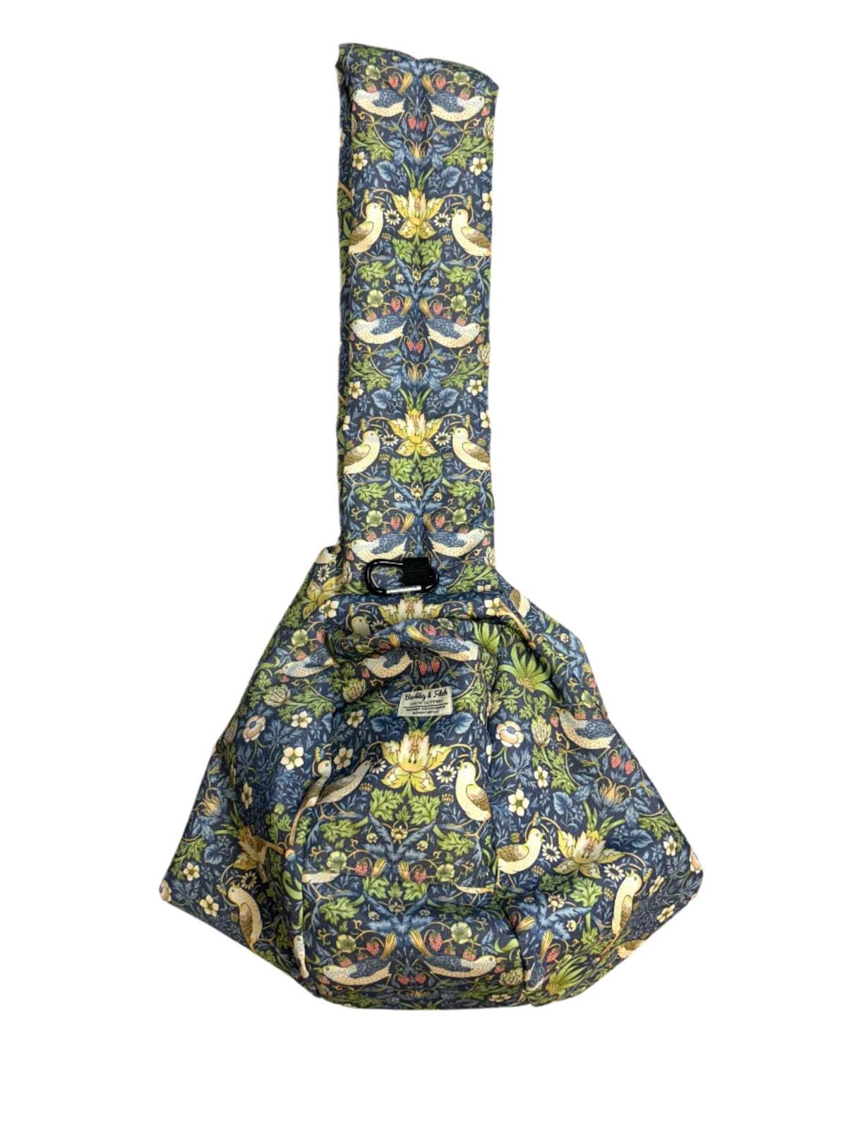 Stylish William Morris print puppy carrying bag