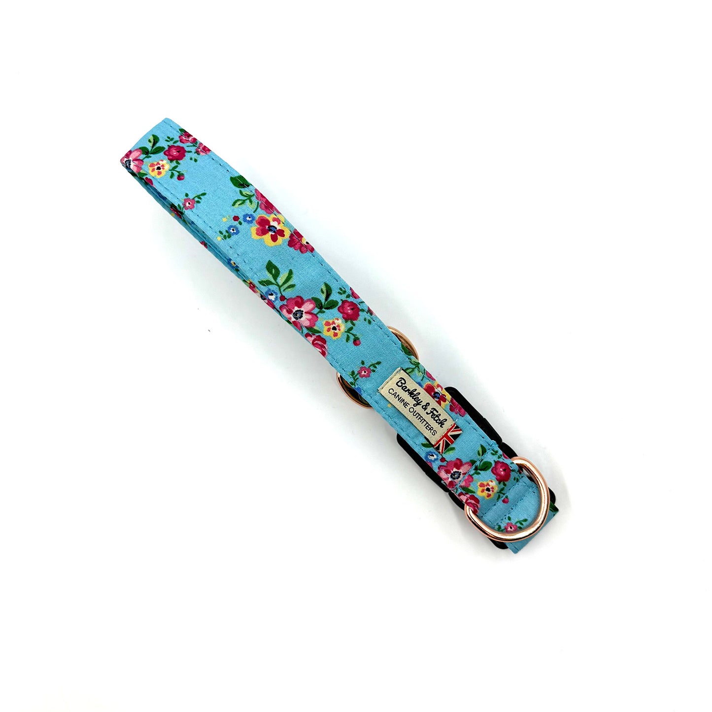 Blue Ditsy Floral Dog Collar