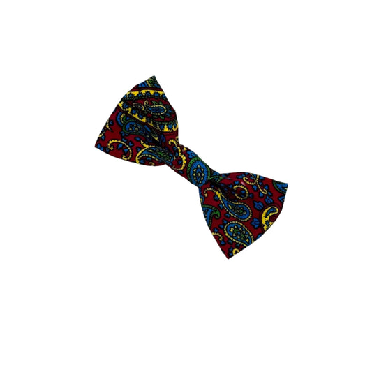 Colorful bow tie on a white background