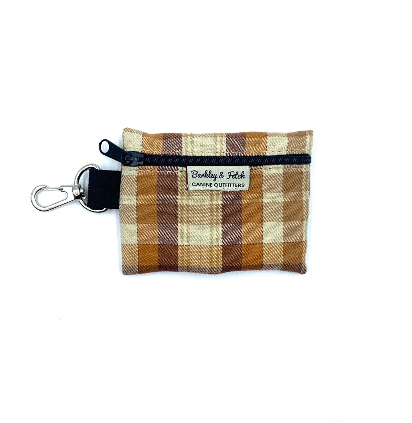 Gingerbread  Check Poo Bag Holder
