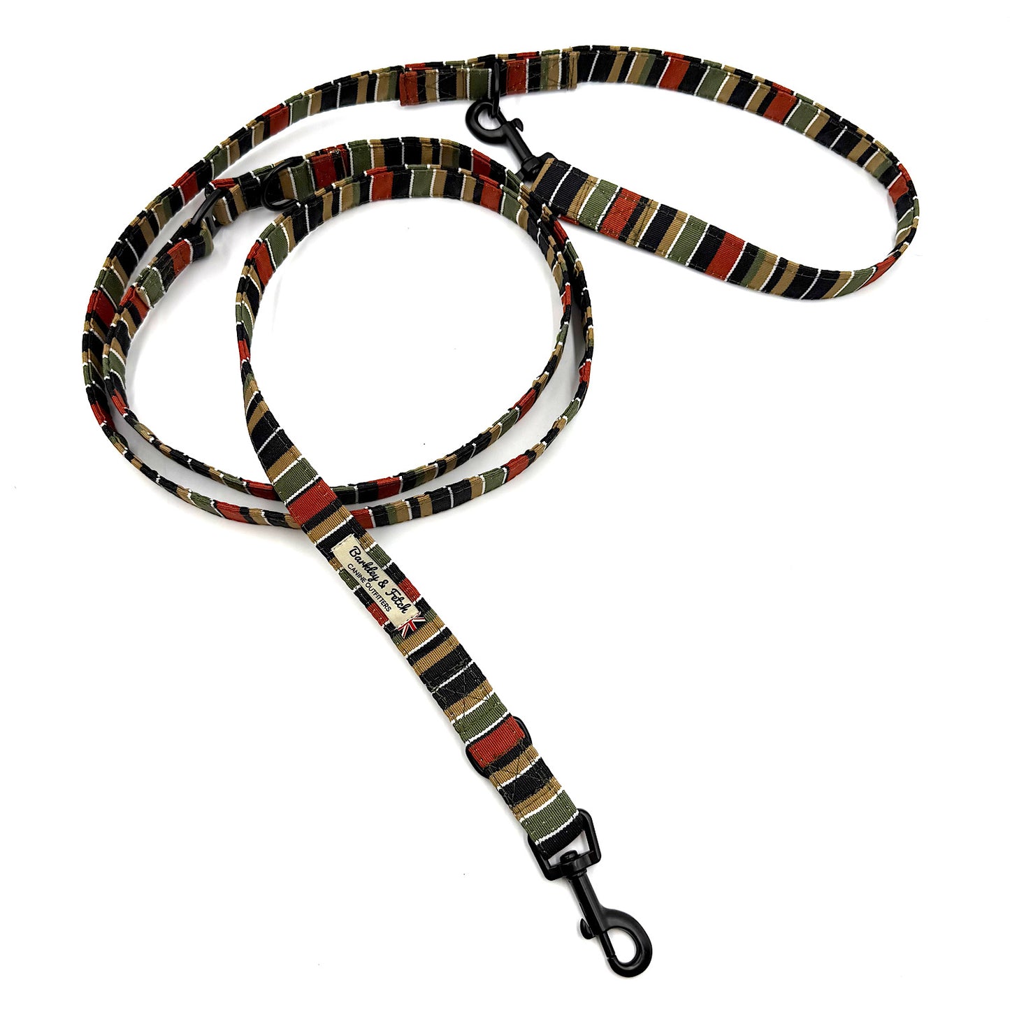 Roman Stripe Double End 2M Multiway Lead