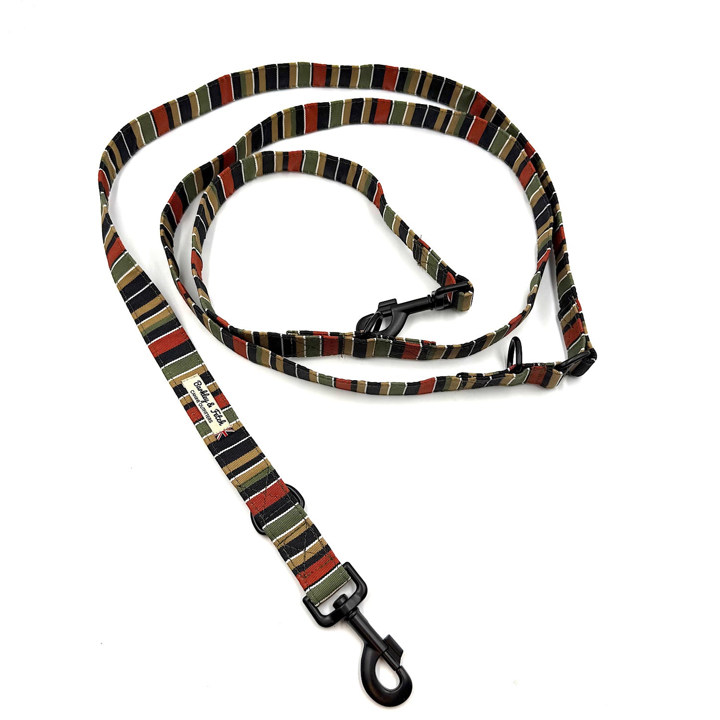 Roman Stripe Double End 2M Multiway Lead