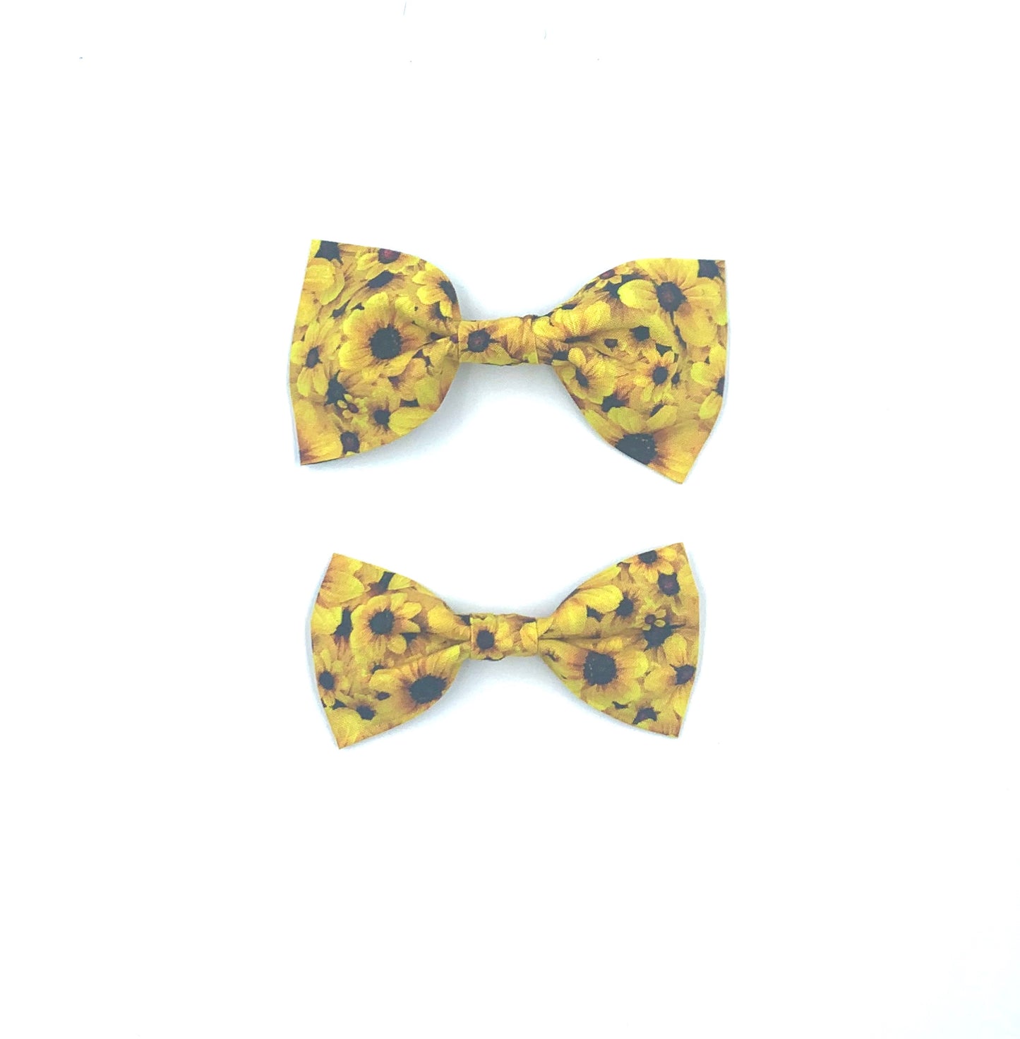 Buttercup Print Dog Bow