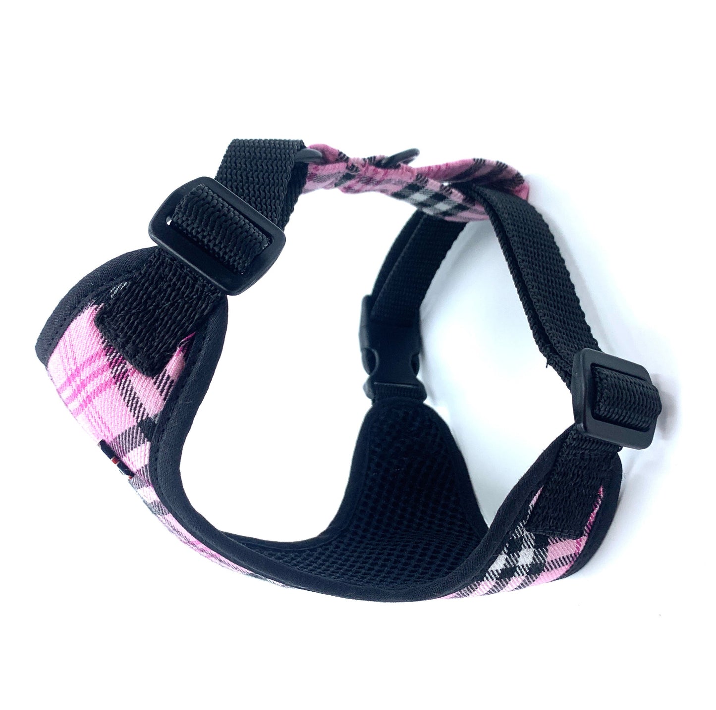 PinkBerry Check Fabric Harness