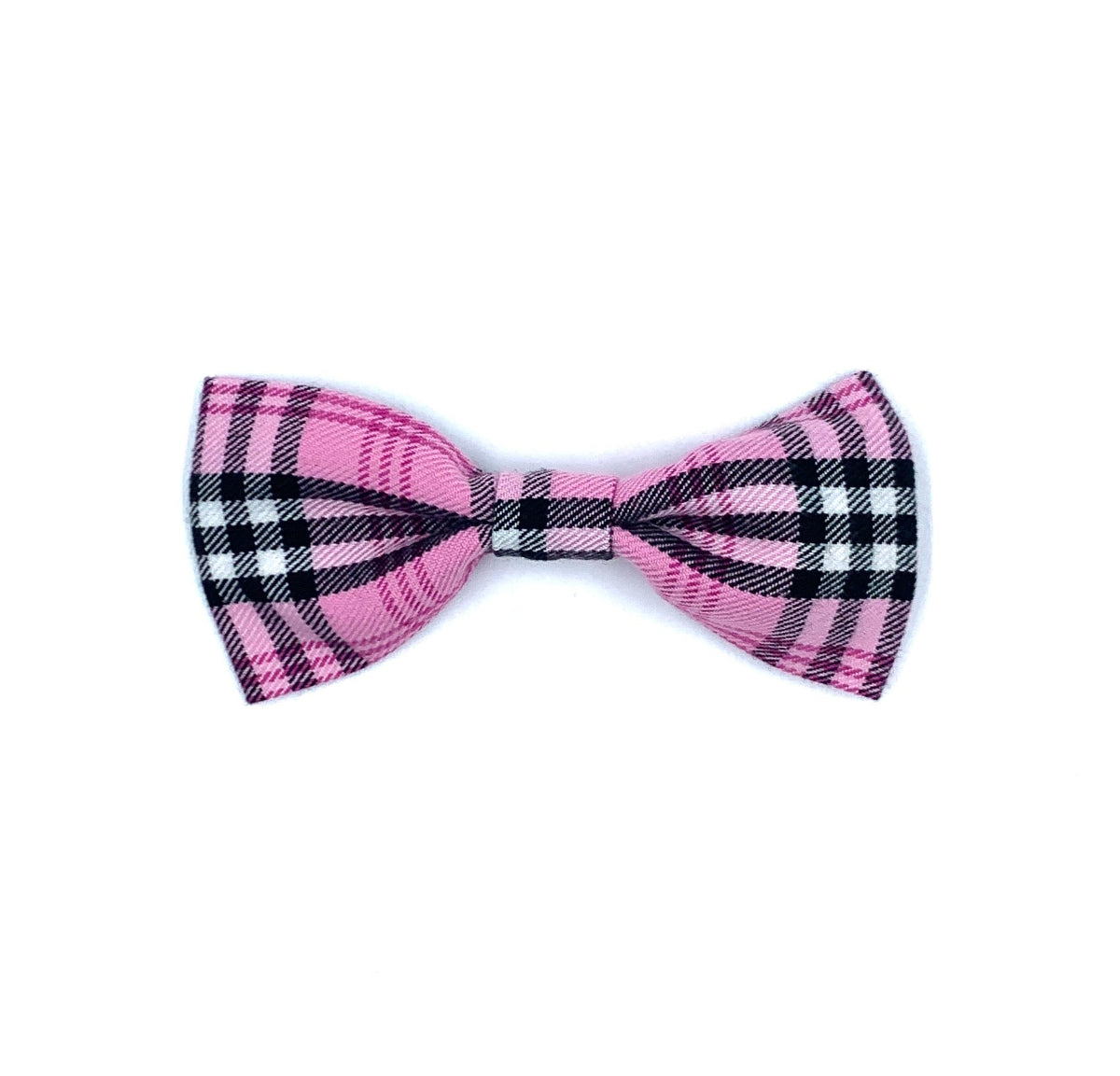 PinkBerry Check Dog Bowtie