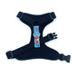 Blue Ditsy Floral Fabric Harness