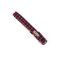 Bright Pink Tartan Dog Collar