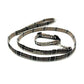 Cute caramel beige tartan puppy collar and lead set