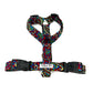 handmade Cherry Paisley corduroy Strap dog Harness