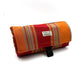 Striped fabric roll with a visible brand label on a white background, handmade in UK by Barkley and fetch