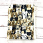 Cute and soft doggie print dog blanket with Sherpa fleece on the inside for extra warmth and comfort