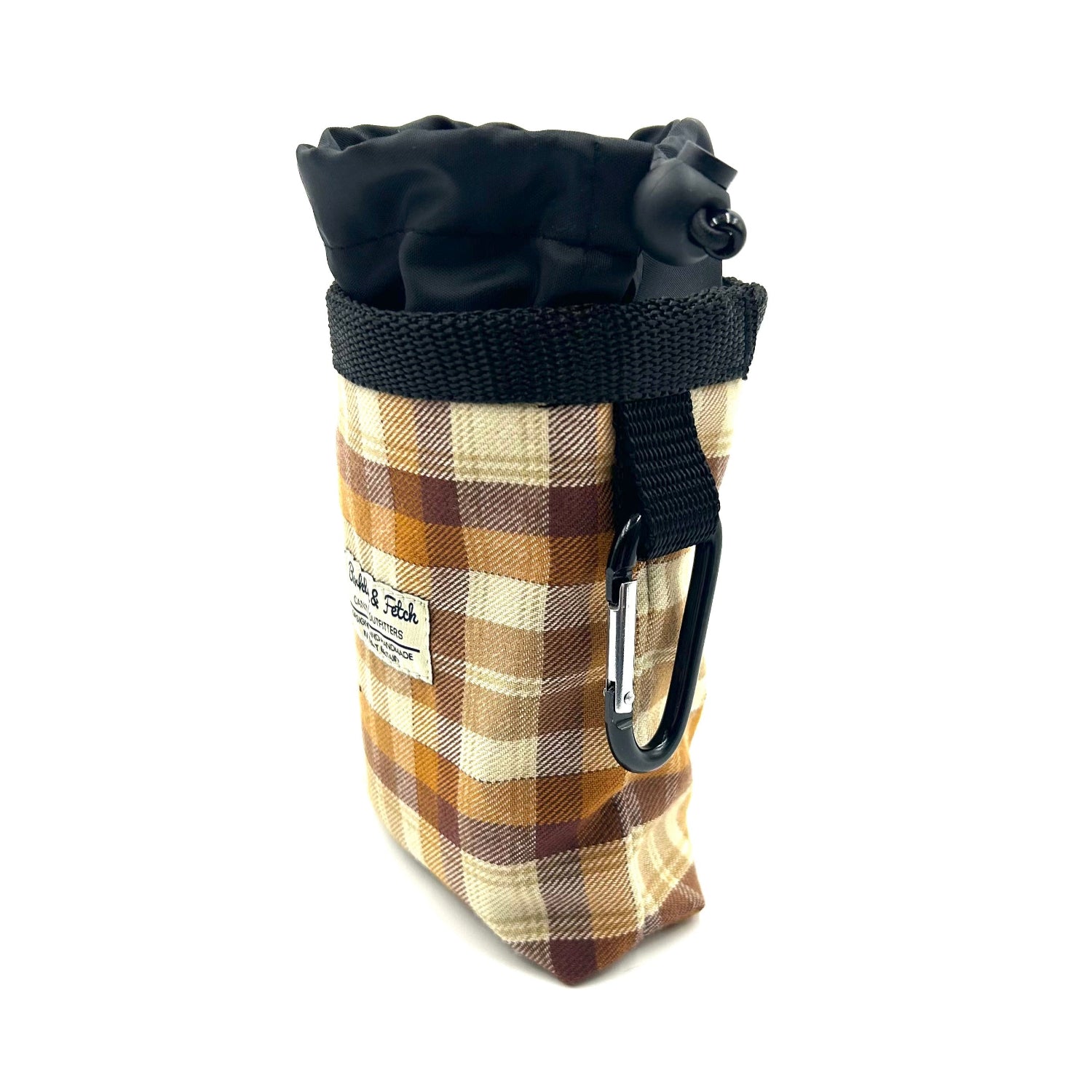 Gingerbread treat pouch side view