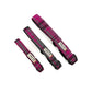 Three tartan-patterned dog collars on a white background handmade by barkley and fetch uk