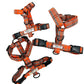 Orange and Grey Tartan Strap Harness