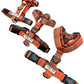 Orange and Grey Tartan Strap Harness