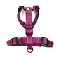 Pink & Grey Tartan Strap Harness