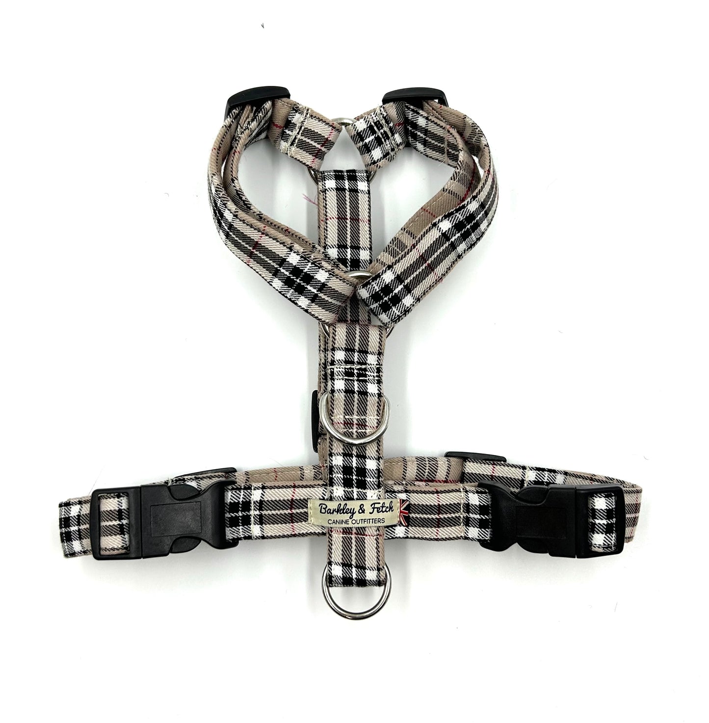 Caramel Tartan Strap Harness