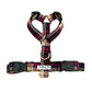 Wine Tartan Strap Harness