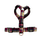 Wine Tartan Strap Harness