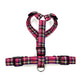 Bright Pink Tartan Strap Harness