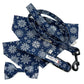 Christmas Snowflake Print Dog Collar