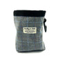 Grey Windowpane Check Treat Bag