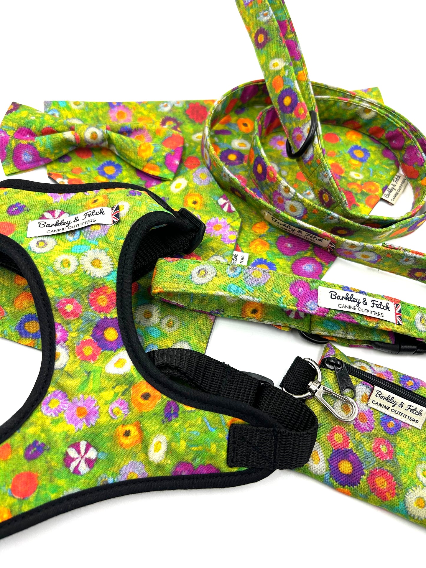 Flower Garden Print Dog Lead