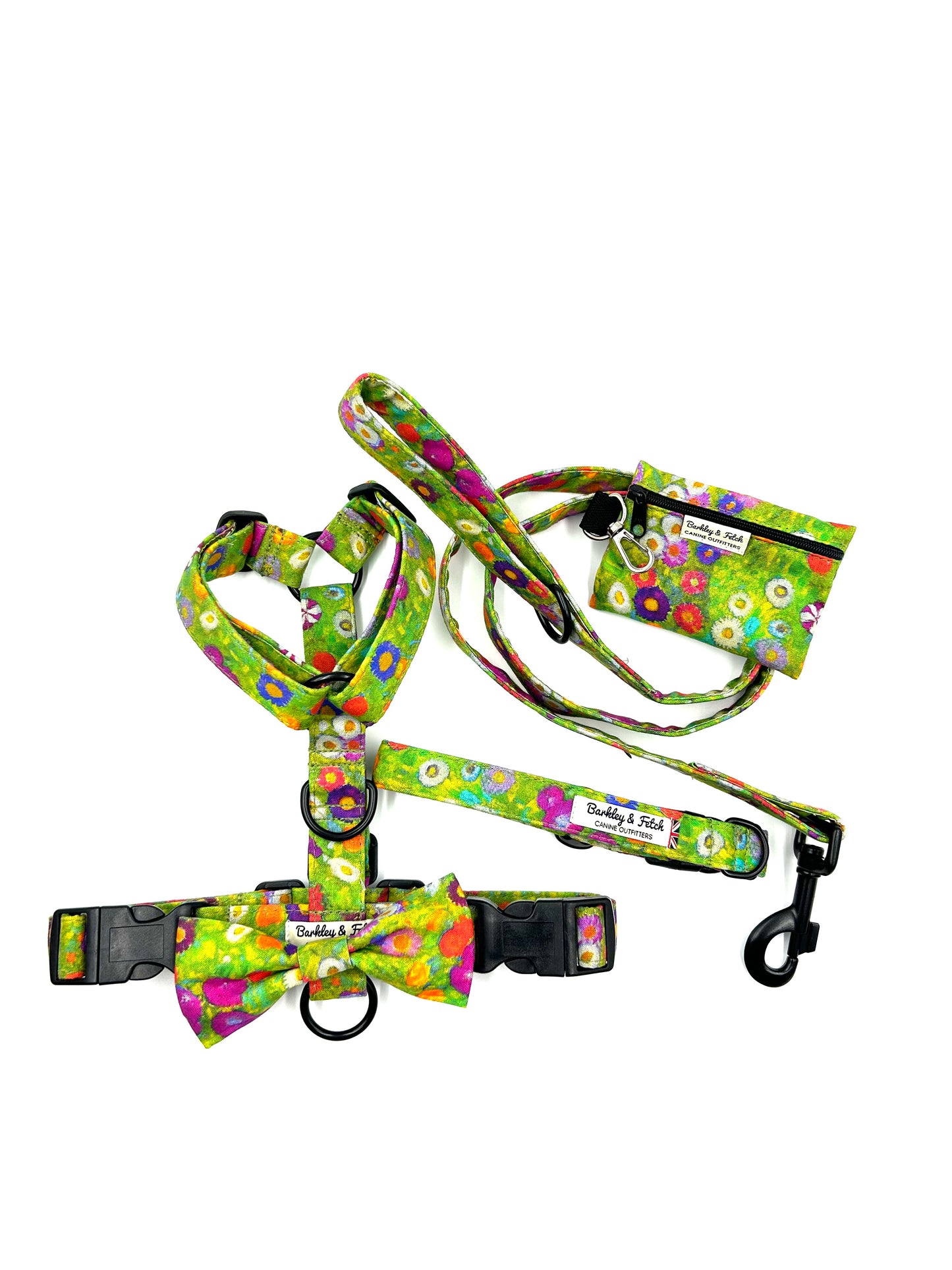 Flower Garden Print Dog Lead