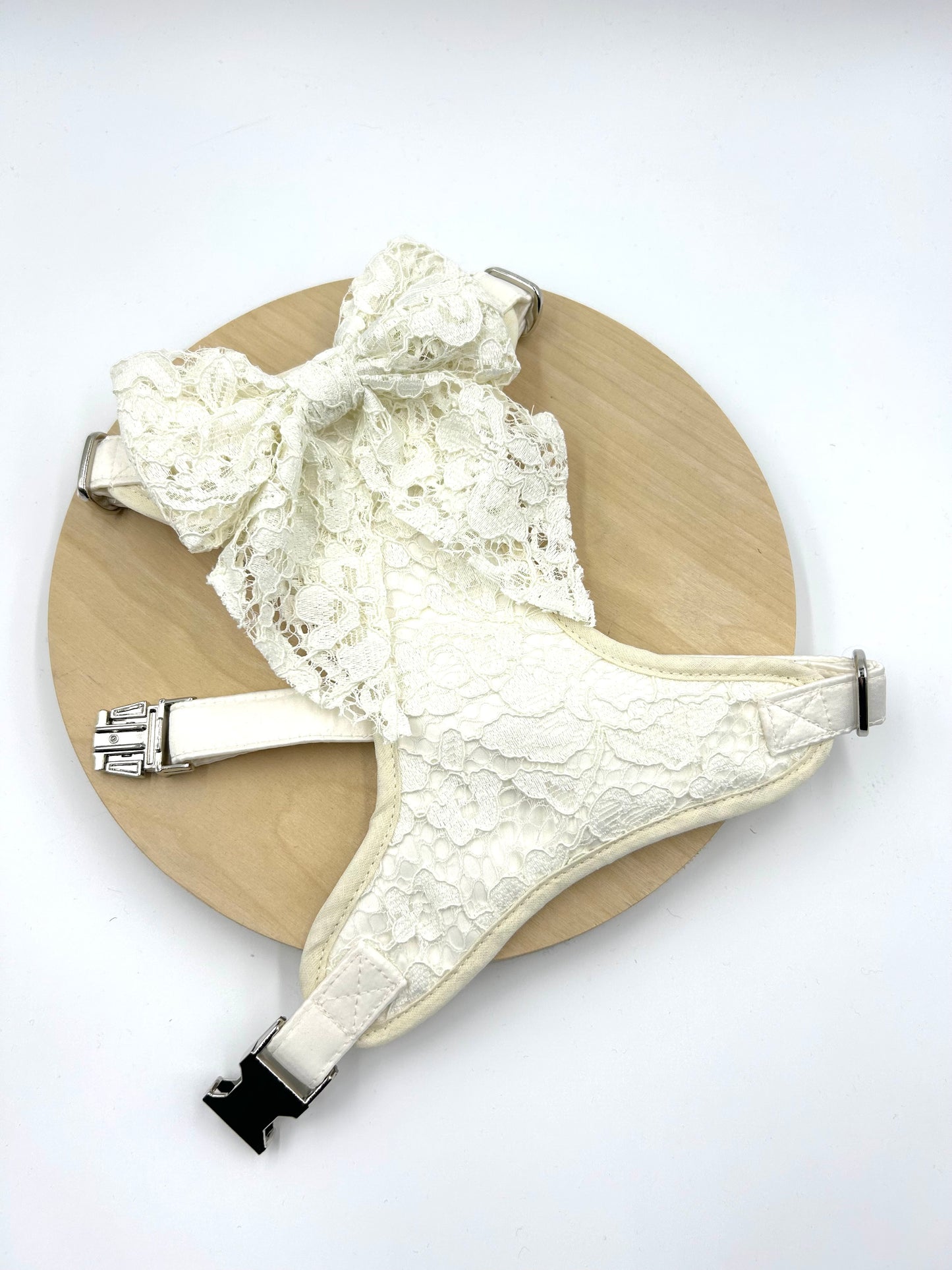 Ivory Bridal Lace Wedding Dog Harness