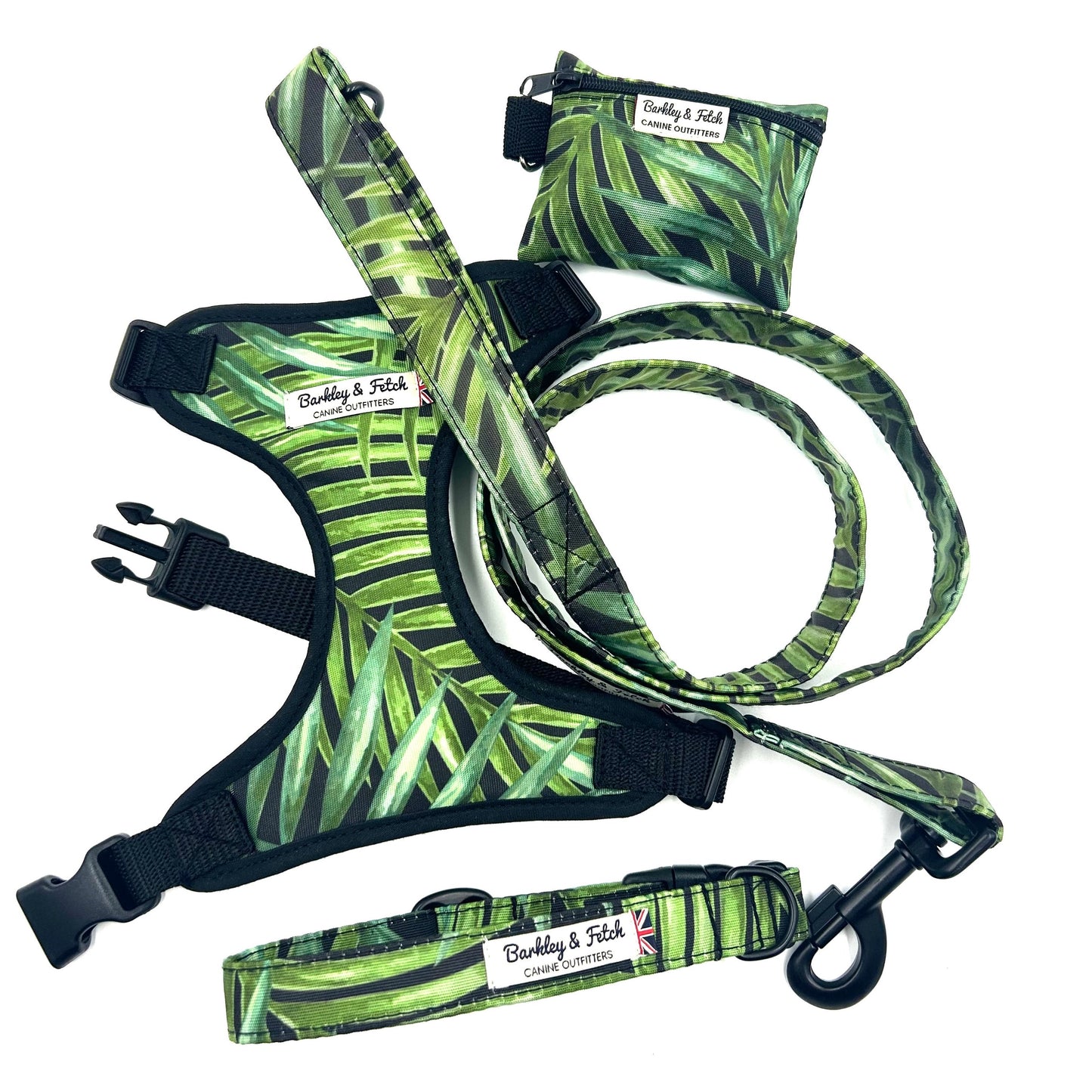 Tropical Print Poo Bag Holder