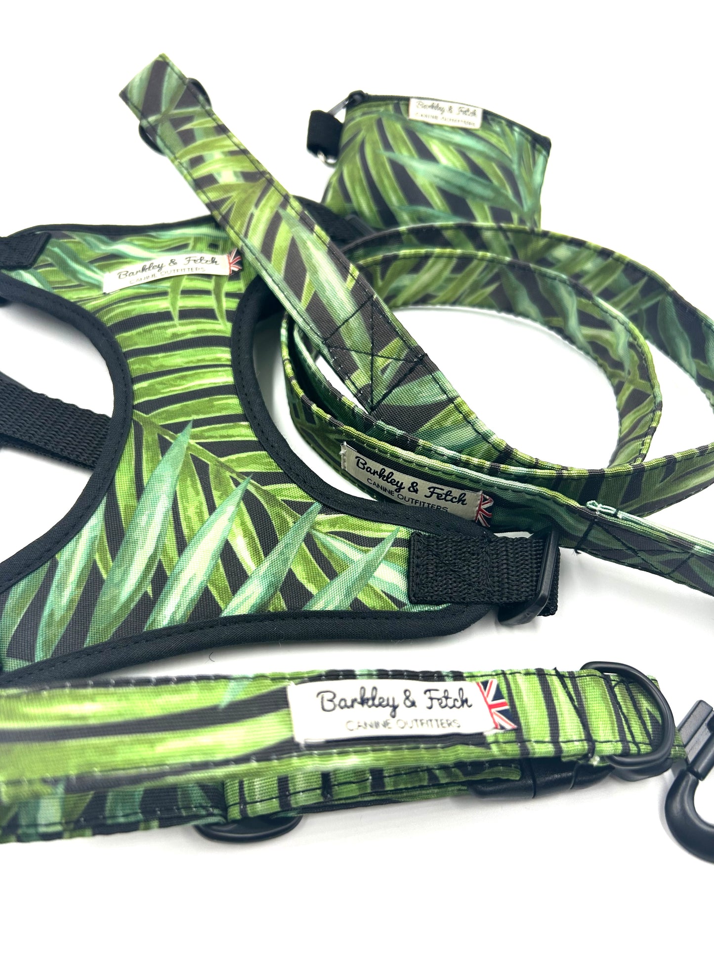 Tropical Print Dog Collar