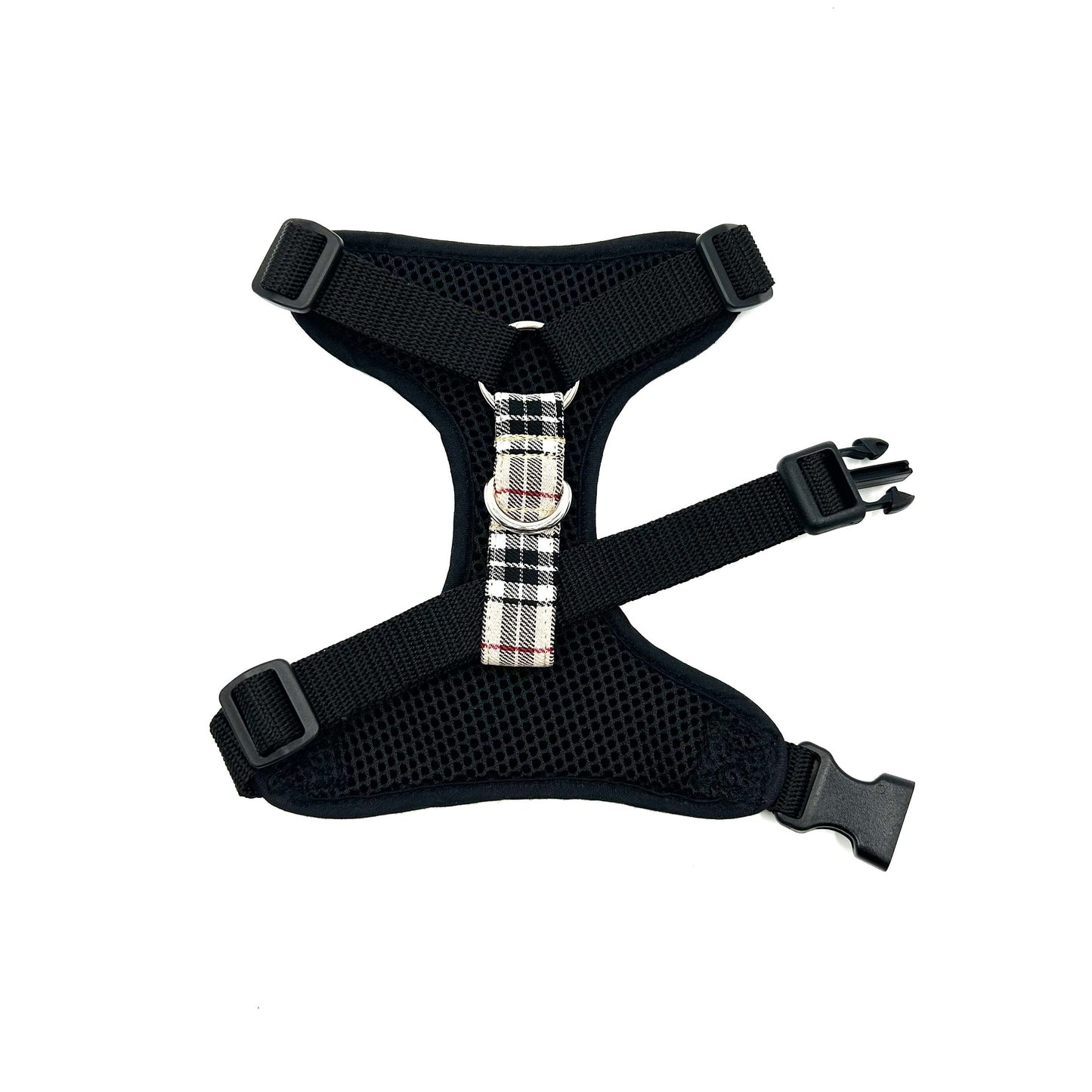 Caramel Tartan Fabric Harness