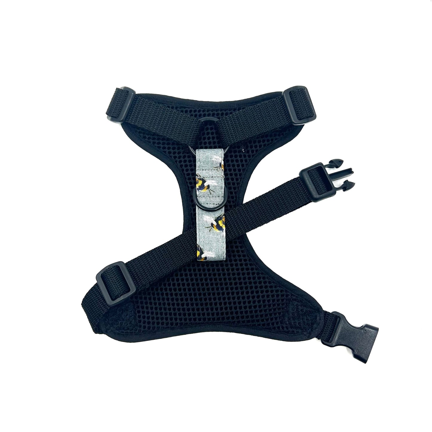 Bee Print Harness-Grey