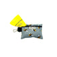 Bee Print Poo Bag Holder-Grey