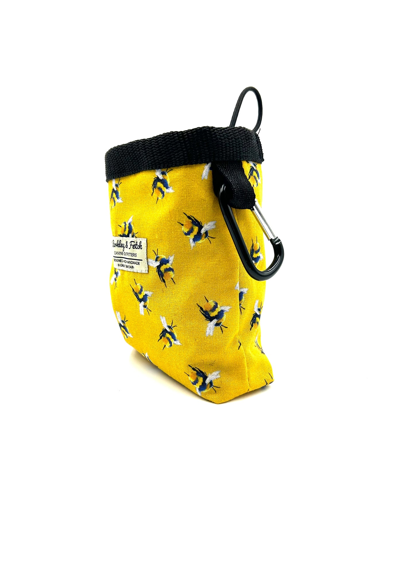 Bee Print Treat Bag-Yellow